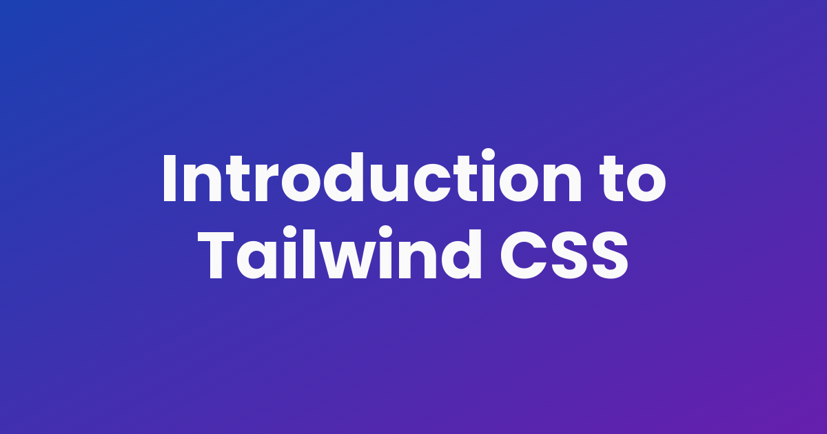 introduction-to-tailwind-css